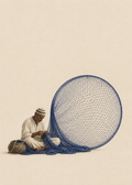 Das blaue Netz – Marokko Kunstmotiv