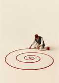 Die rote Spirale – Marokko Kunstmotiv
