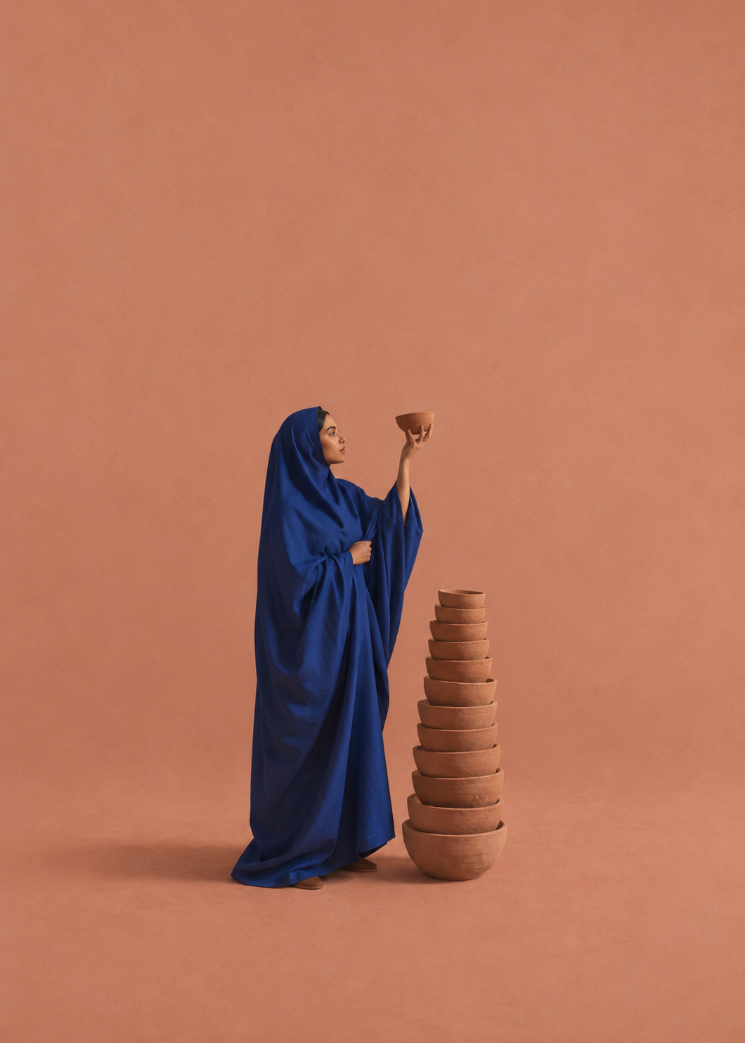 Die Töpferin – Marokko Kunstmotiv