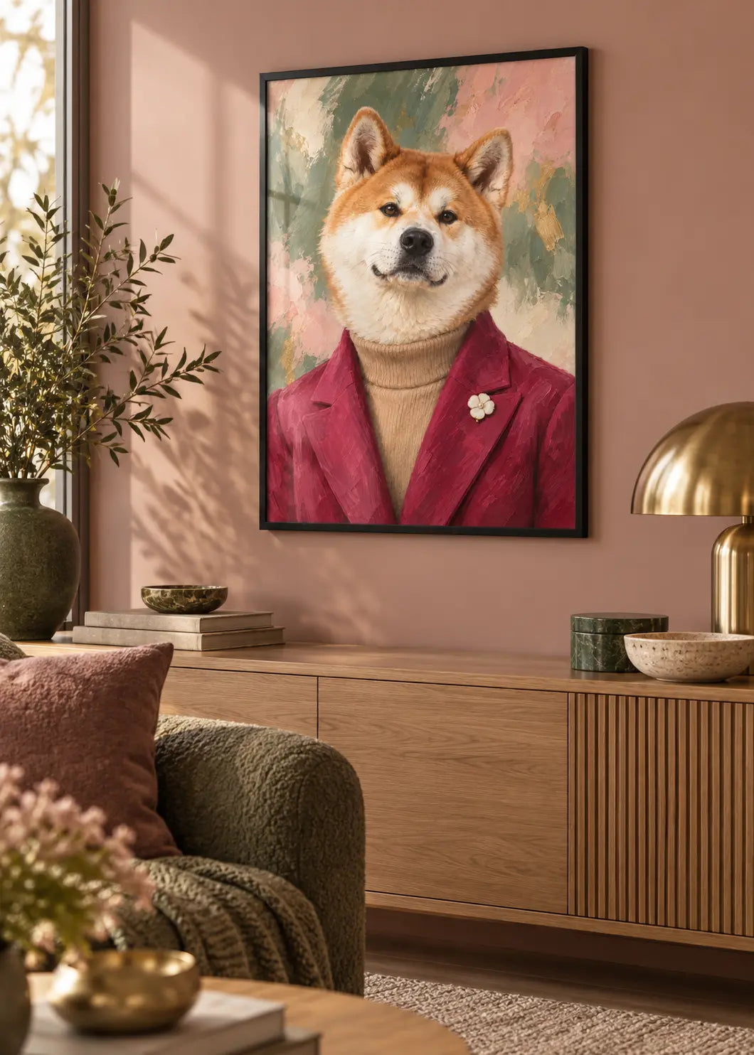 Glabri GL00000026 – Poster mit schwarzem Holzrahmen