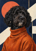 GL00000052 – Wasserhund Bauhaus, ungerahmte Web-Vorschau