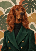 GL00000053 – Irish Setter Botanical, ungerahmte Web-Vorschau