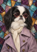 GL00000054 – Japanese Chin Mosaik, ungerahmte Web-Vorschau