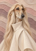 GL00000055 – Afghan Hound Relief, ungerahmte Web-Vorschau
