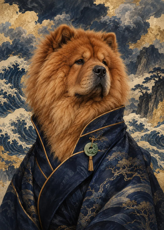 Chow-Chow Ukiyo Indigo