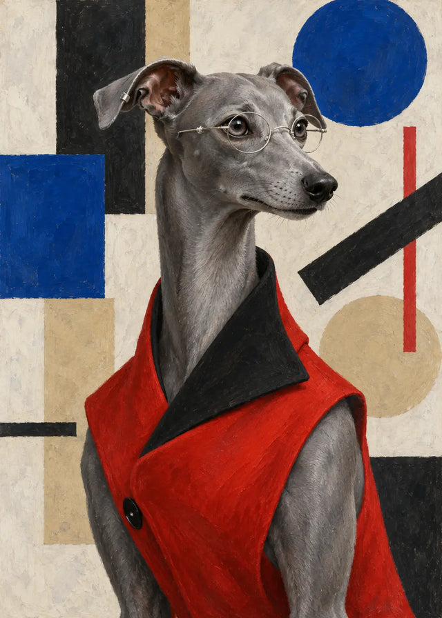 Italienisches Windspiel Suprematismus