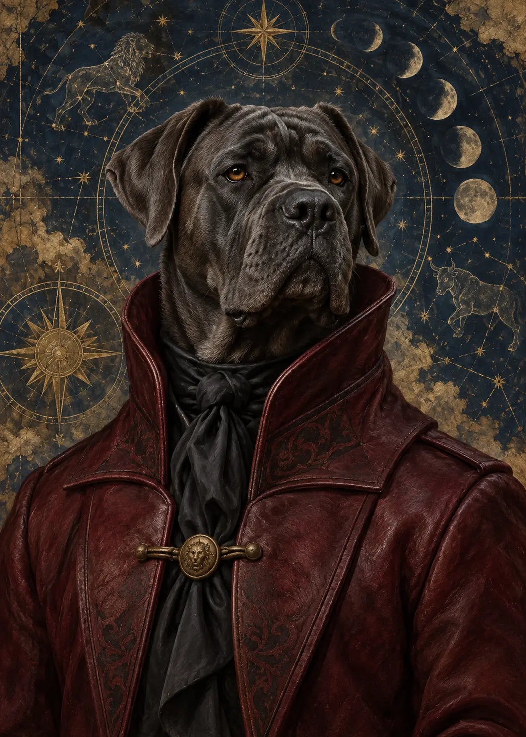 GL00000071 Cane Corso Celestial Bordeaux – ungerahmtes Kunstmotiv