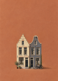 GL00100048 Grachtenruhe – Holland-Kunstdruck, Hauptmotiv ohne Rahmen