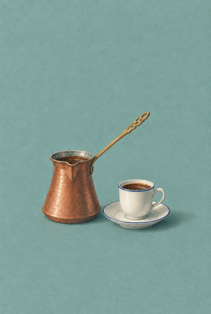 GL00100064 Kaffeeritual – Türkei-Kunstdruck, Hauptmotiv ohne Rahmen