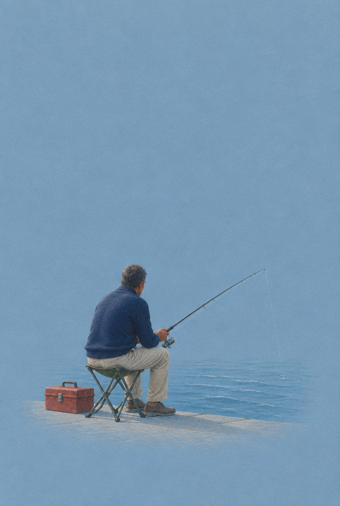GL00100069 Angler am Bosporus – Türkei-Kunstdruck, Hauptmotiv ohne Rahmen