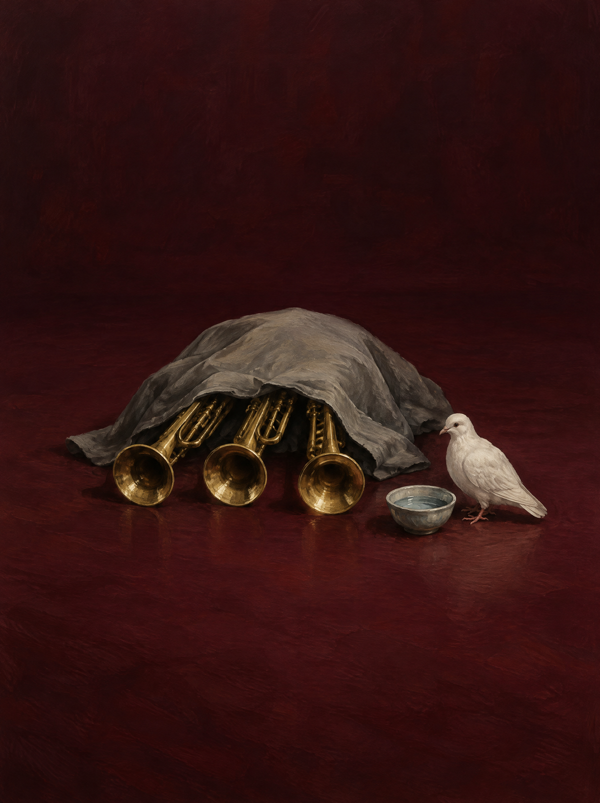 Der Schlaf der Trompeten – Kunstmotiv ohne Rahmen.