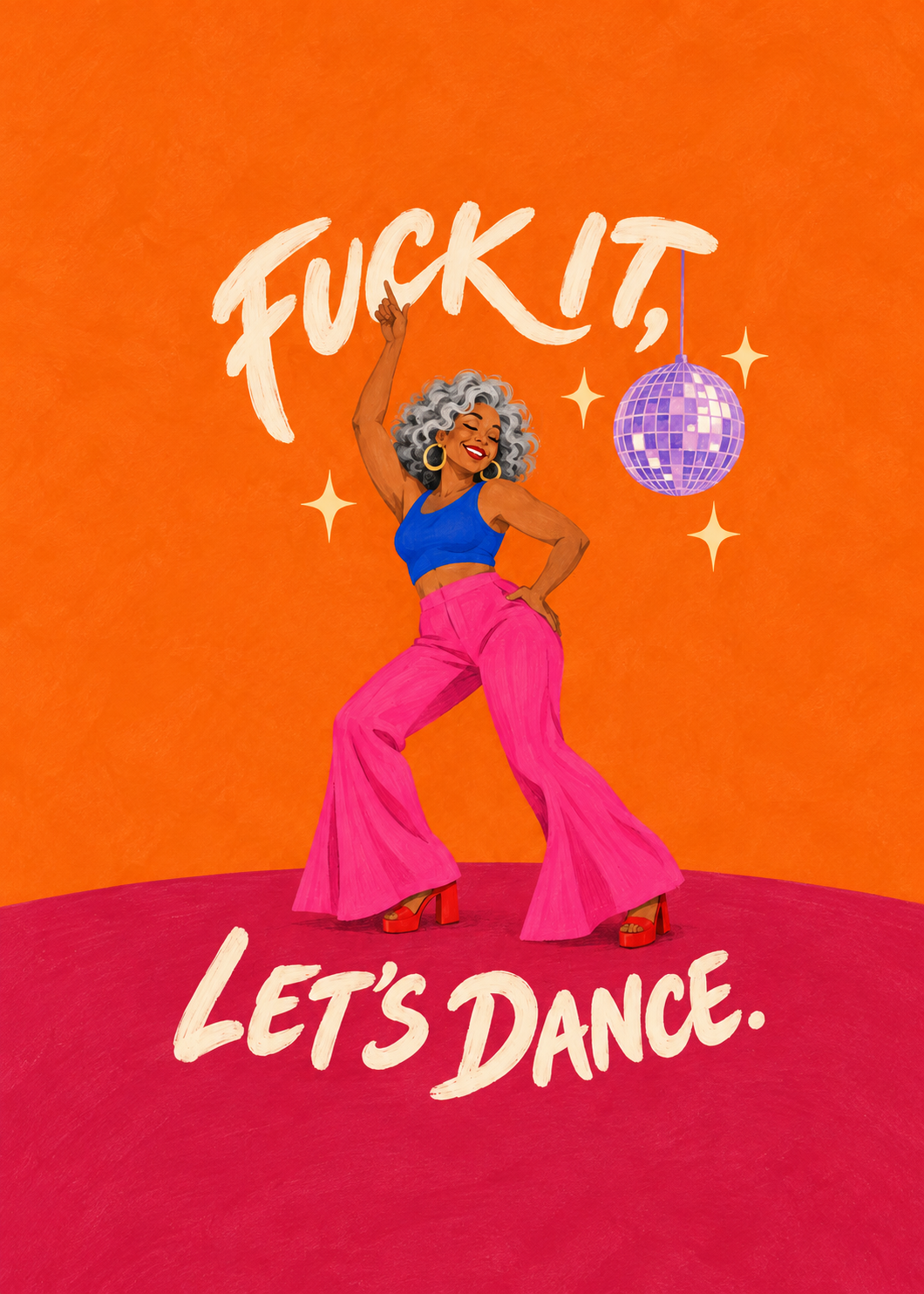 Let's Dance – Originalmotiv ohne Rahmen