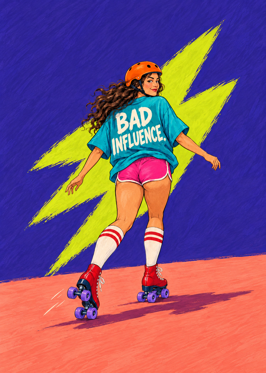 Bad Influence – Originalmotiv ohne Rahmen
