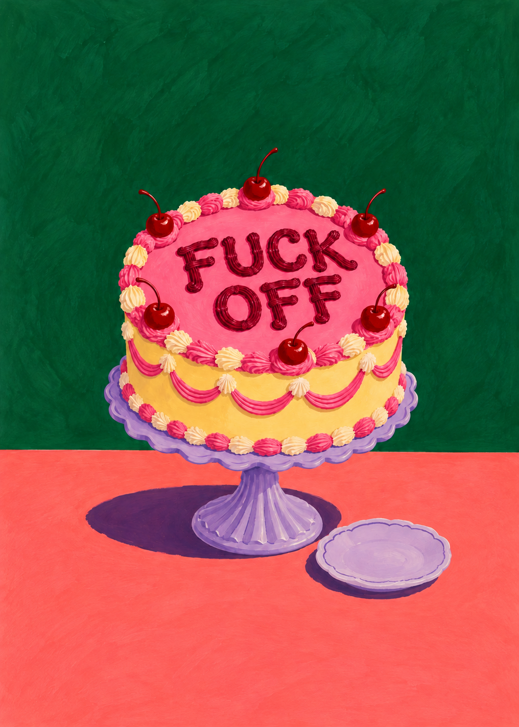 Fuck Off – Originalmotiv ohne Rahmen