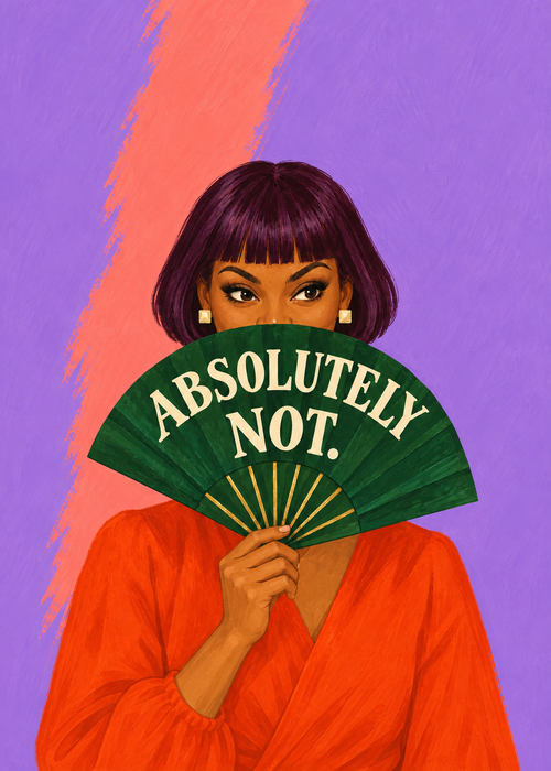 Absolutely Not – Originalmotiv ohne Rahmen