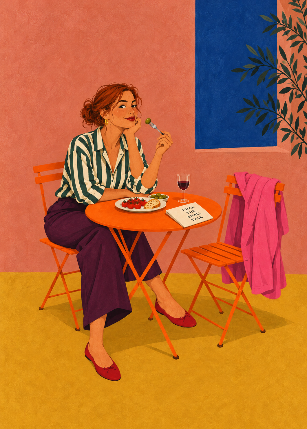 Fuck the Small Talk – Originalmotiv ohne Rahmen