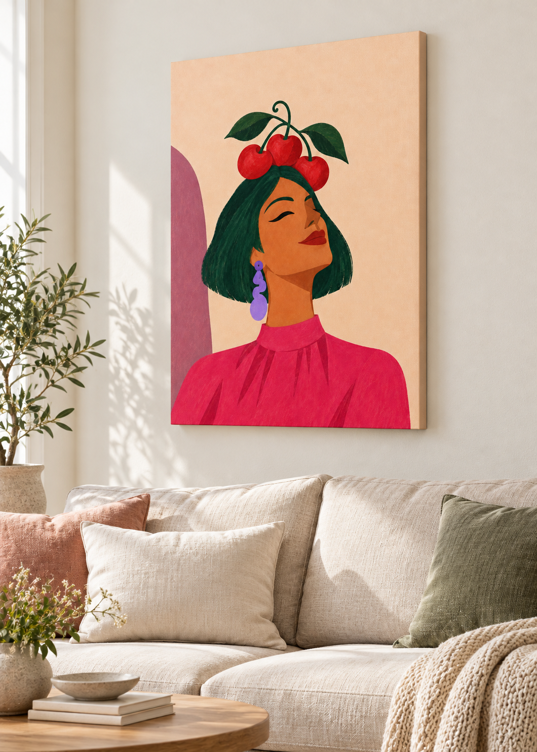 Cherry Queen – canvas