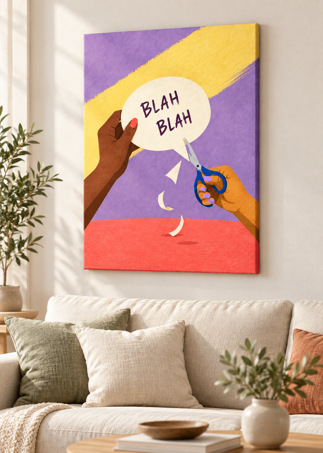 Blah Blah – canvas