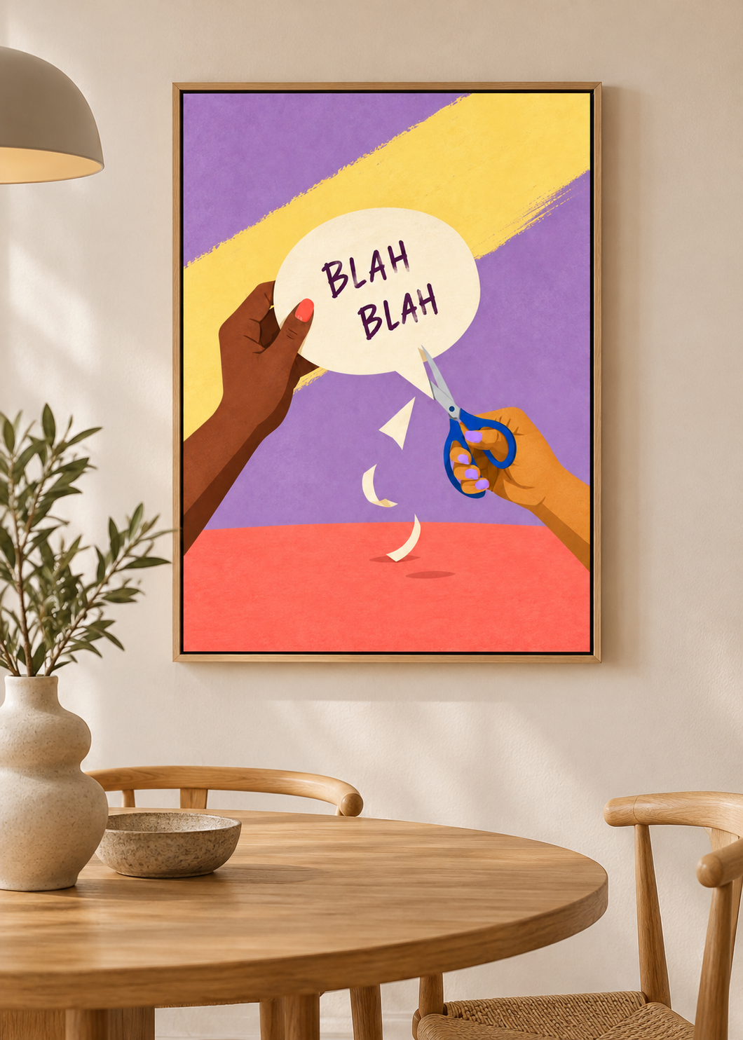 Blah Blah – wood