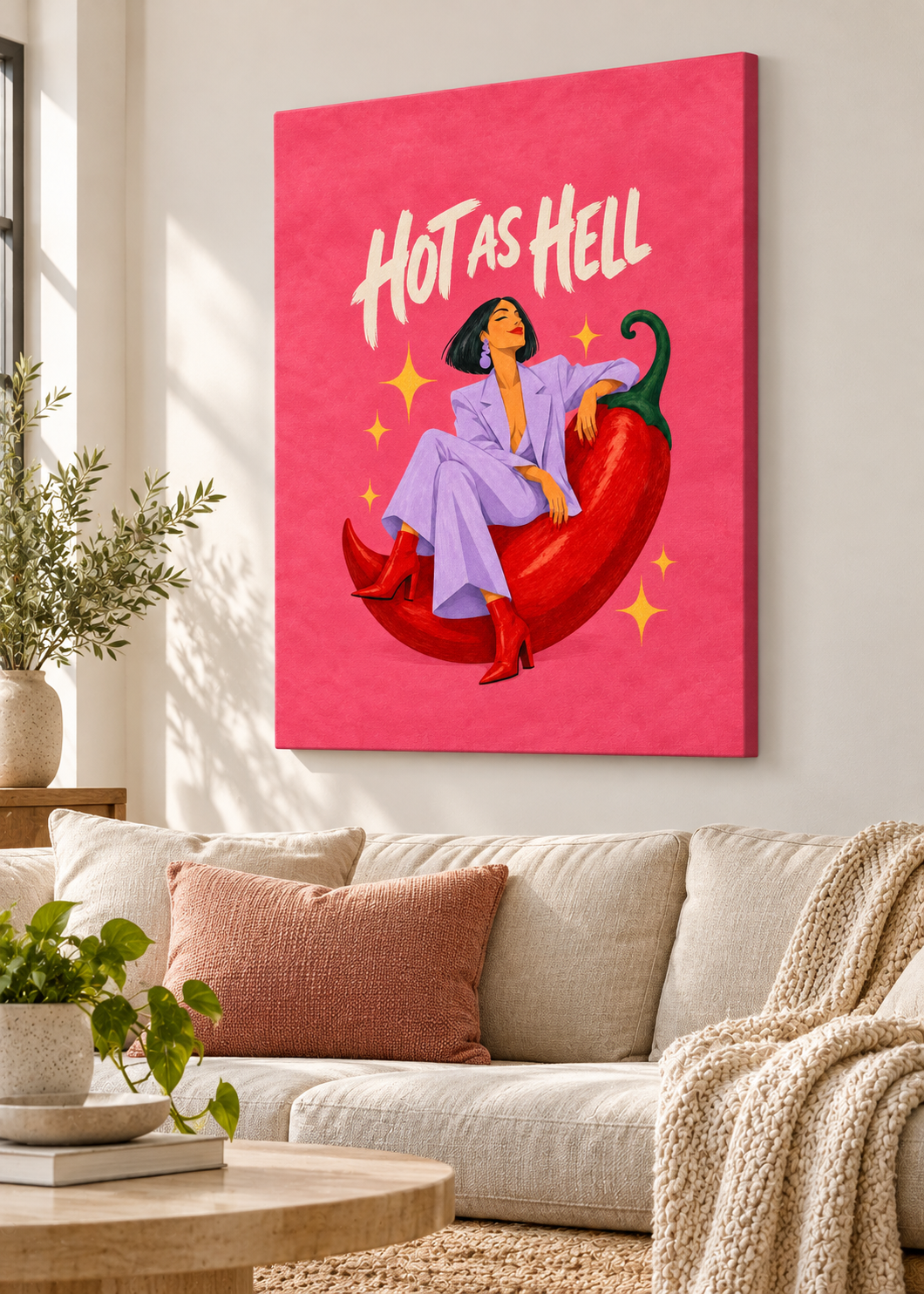 Hot as Hell – canvas