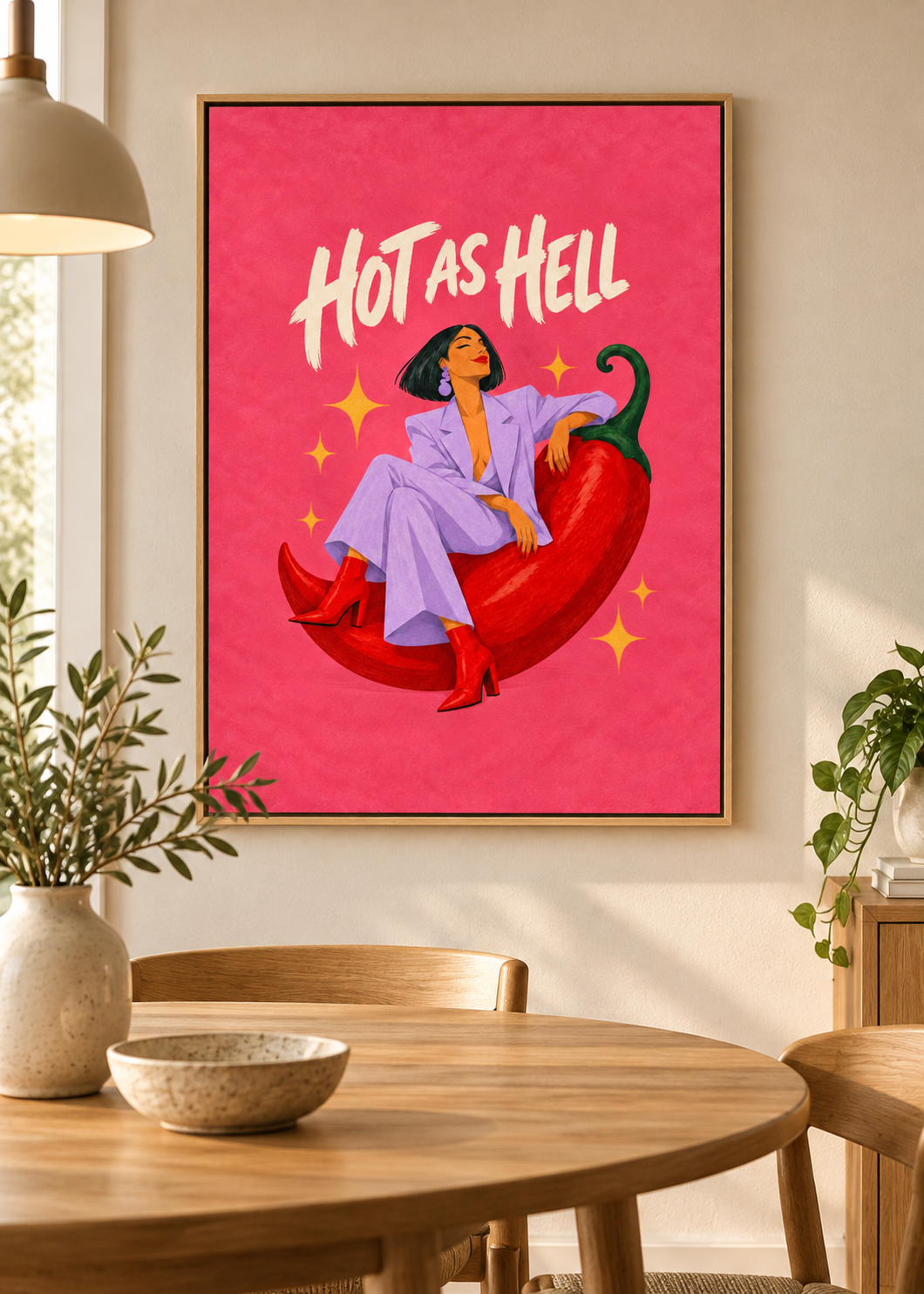 Hot as Hell – wood