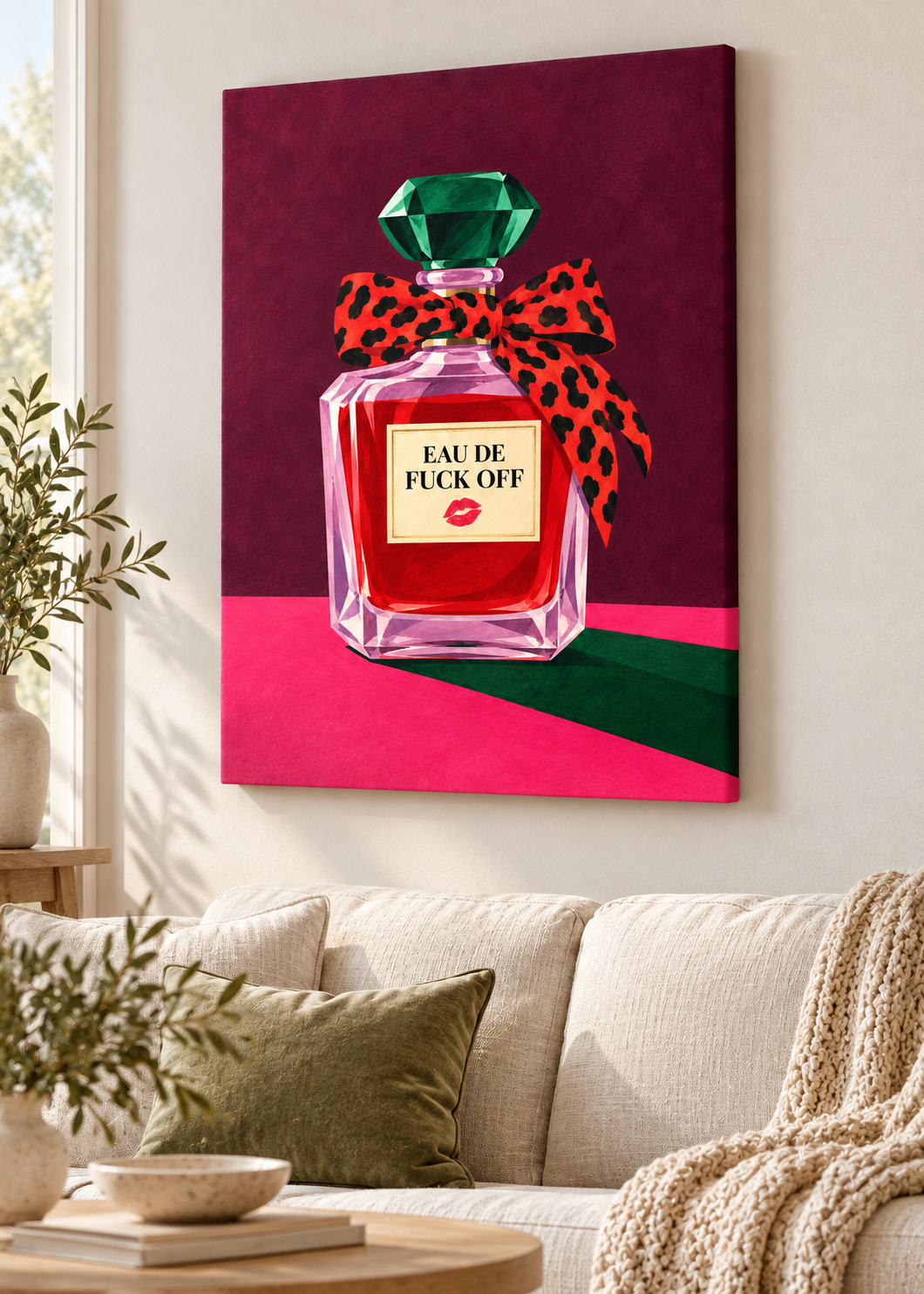 Eau de Fuck Off – canvas