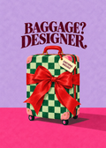 Baggage? Designer. – Originalmotiv ohne Rahmen