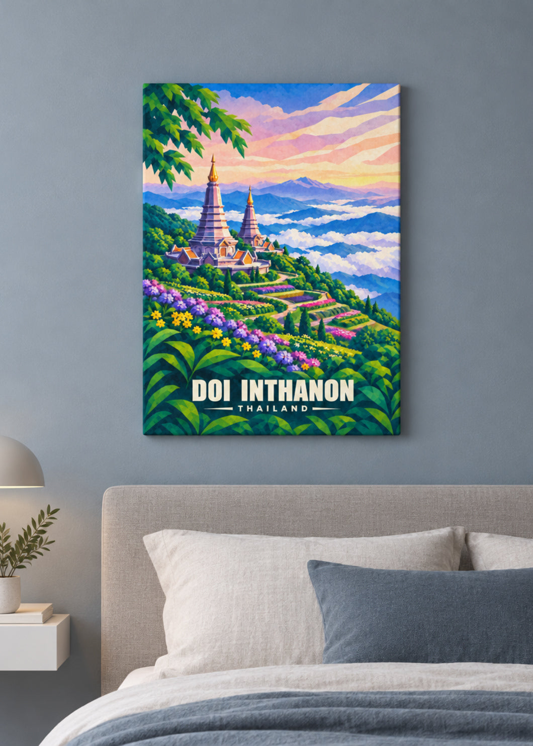Doi Inthanon – rahmenlose Leinwand