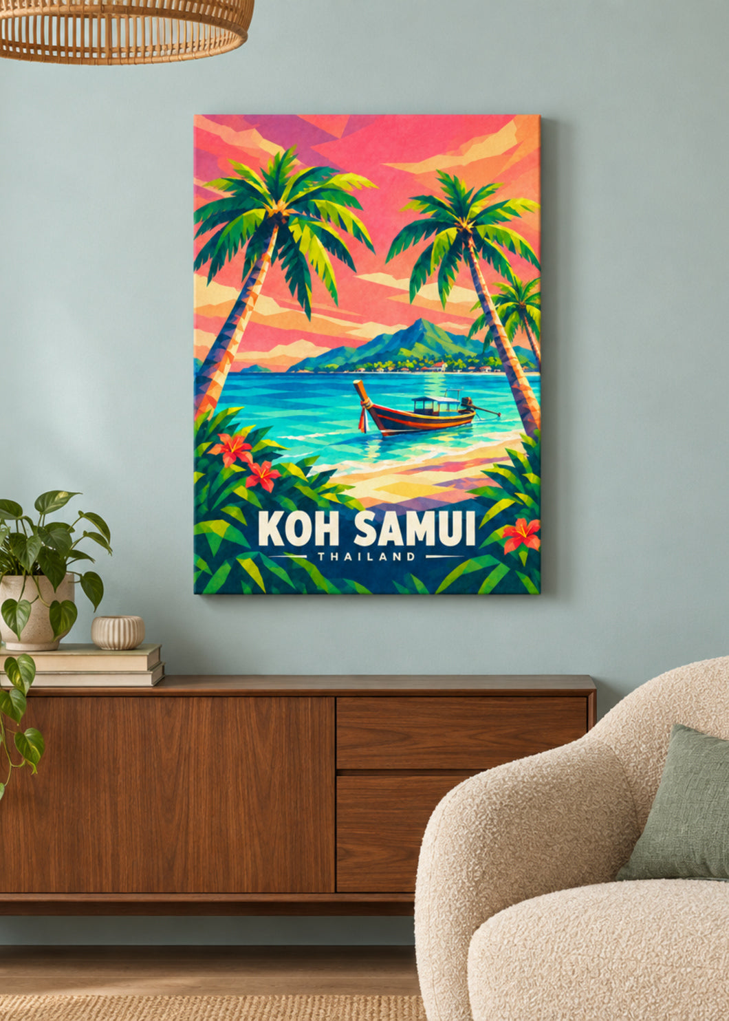 Koh Samui – rahmenlose Leinwand