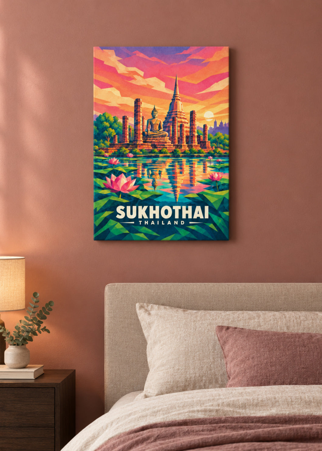 Sukhothai – rahmenlose Leinwand