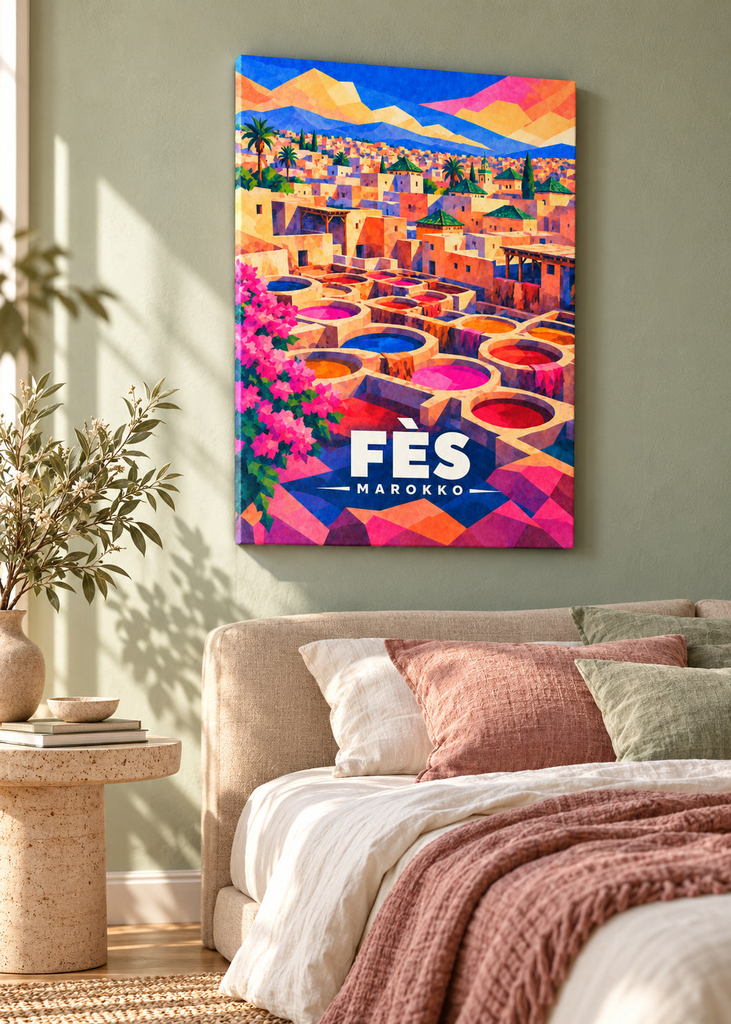 Fès, Marokko – rahmenlose Slim-Leinwand