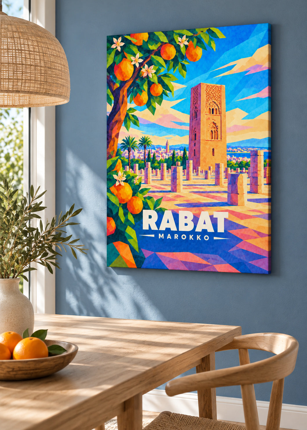 Rabat, Marokko – rahmenlose Slim-Leinwand
