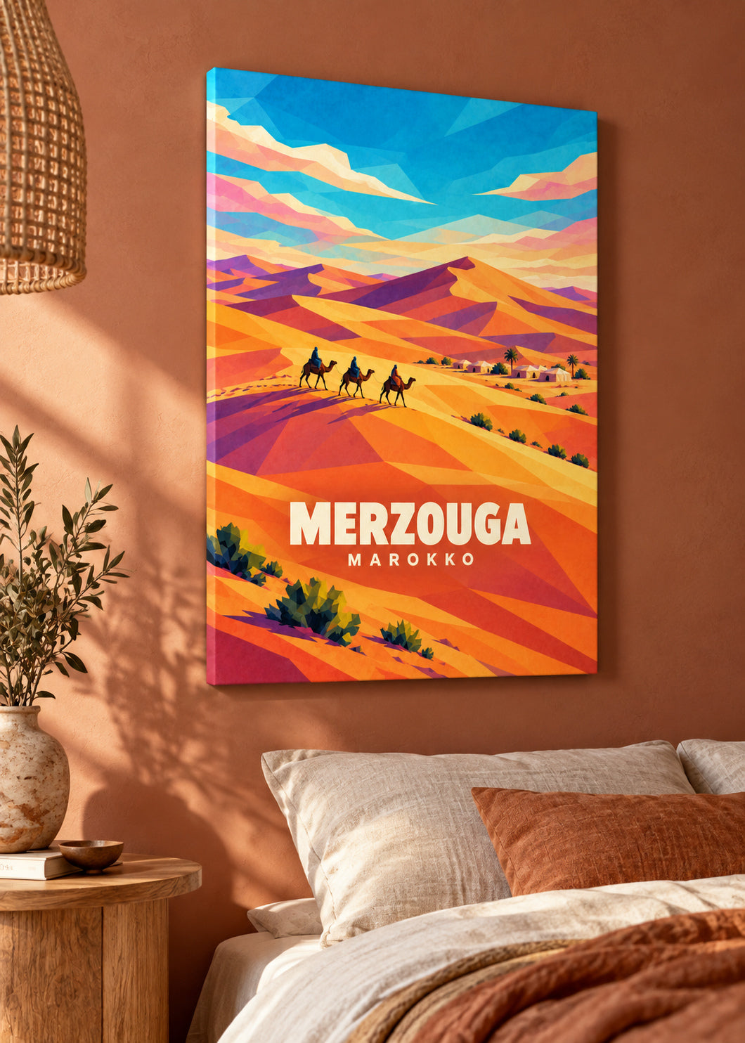 Merzouga, Marokko – rahmenlose Slim-Leinwand