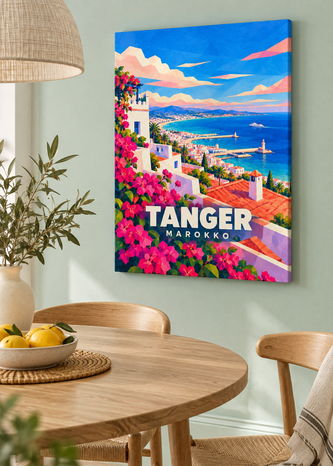 Tanger, Marokko – rahmenlose Slim-Leinwand