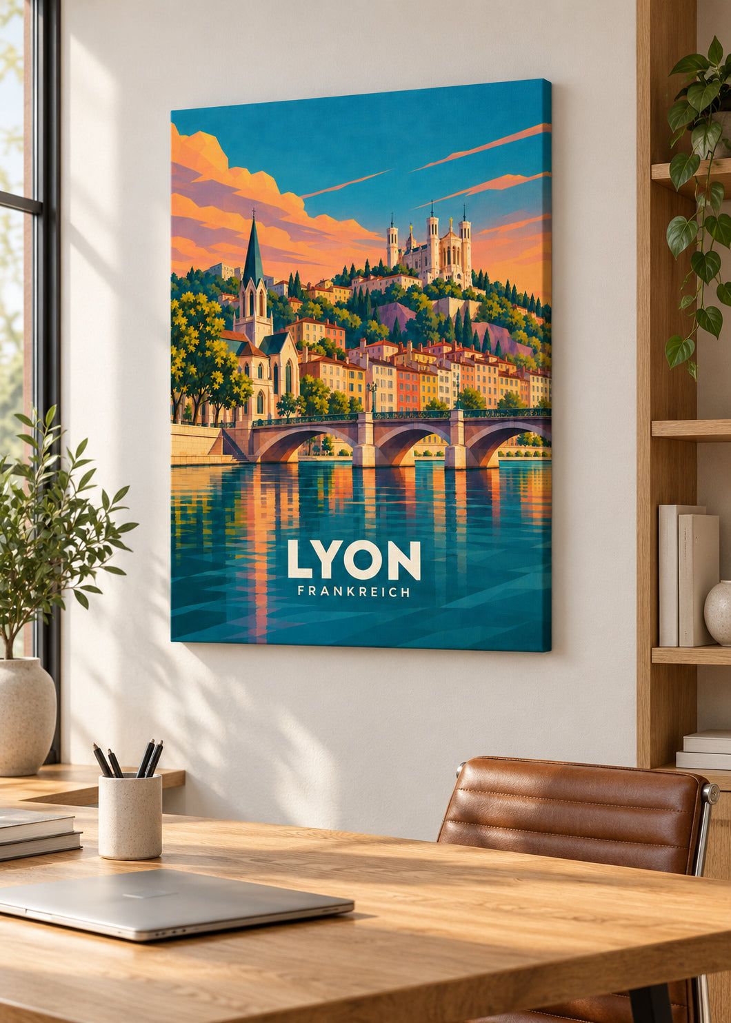 Lyon Frankreich – Slim-Leinwand