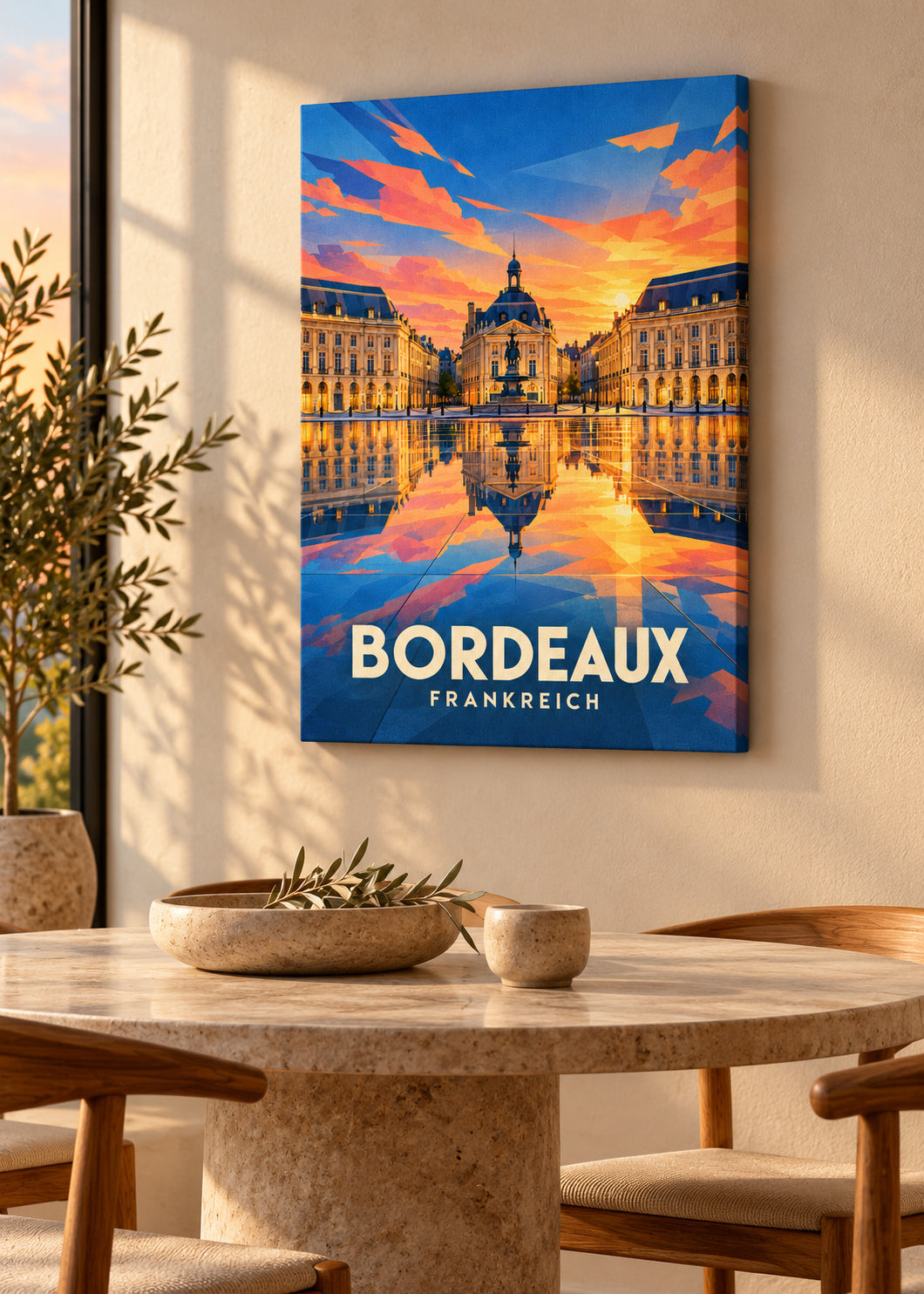 Bordeaux Frankreich – Slim-Leinwand