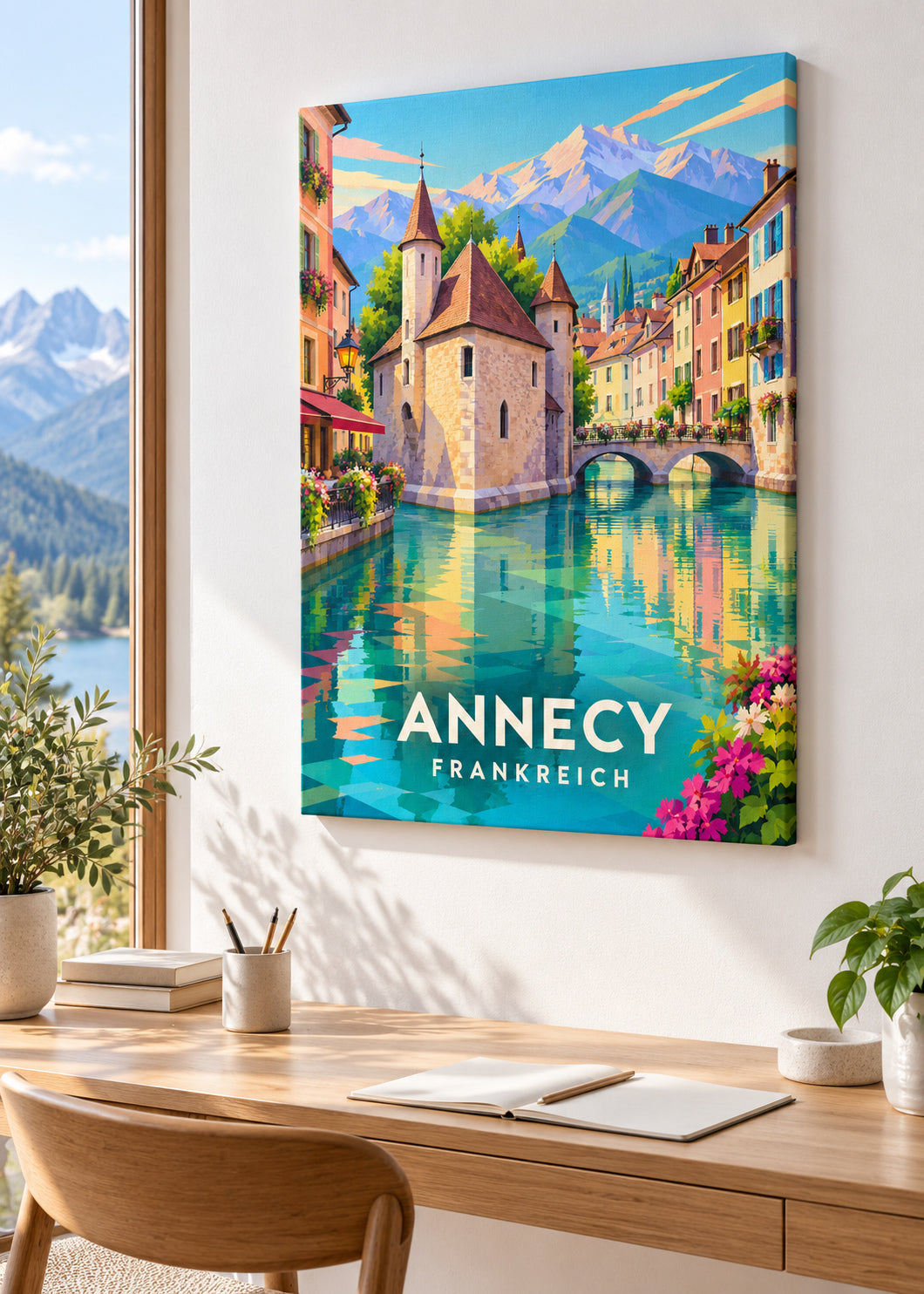 Annecy Frankreich – Slim-Leinwand