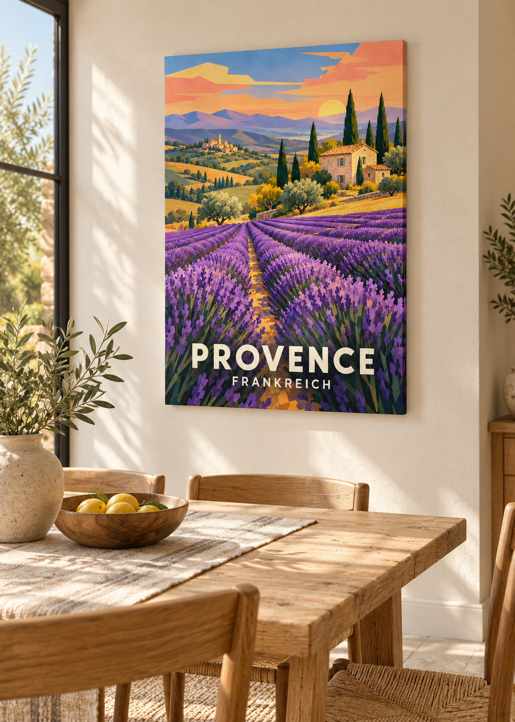 Provence Frankreich – Slim-Leinwand