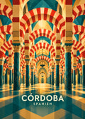 Córdoba – Hauptbild – geometrische Illustration Spanien