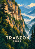 Trabzon – Hauptbild – geometrische Illustration Türkei