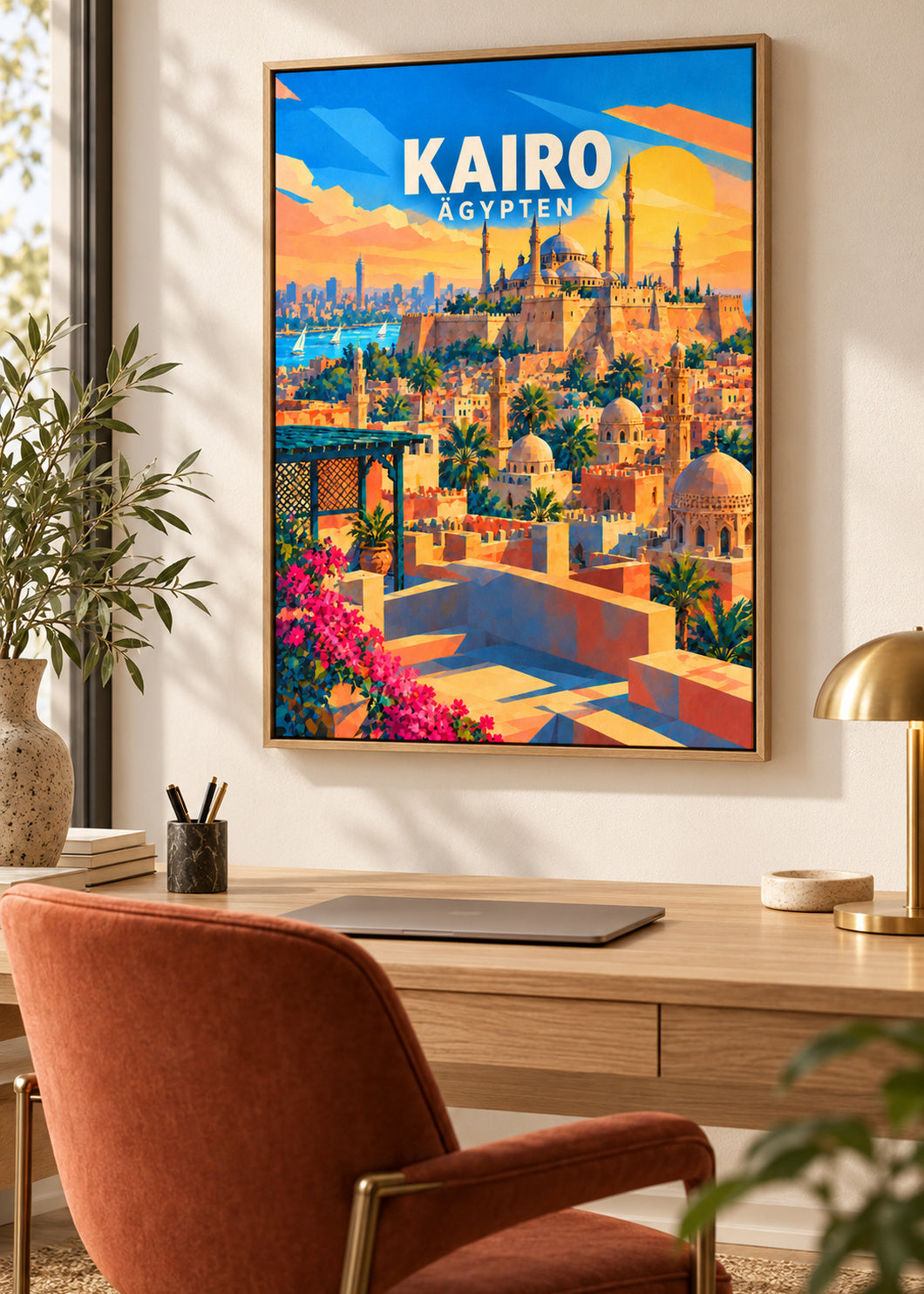 Kairo – Ägypten – mockup-naturholz