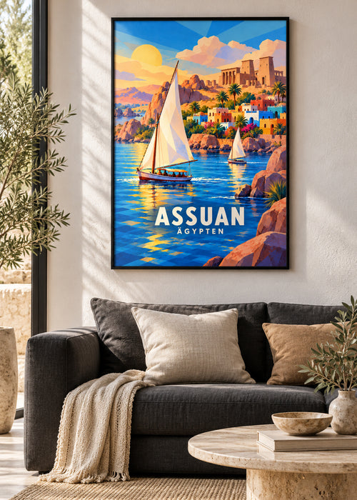 Assuan – Ägypten – mockup-schwarz