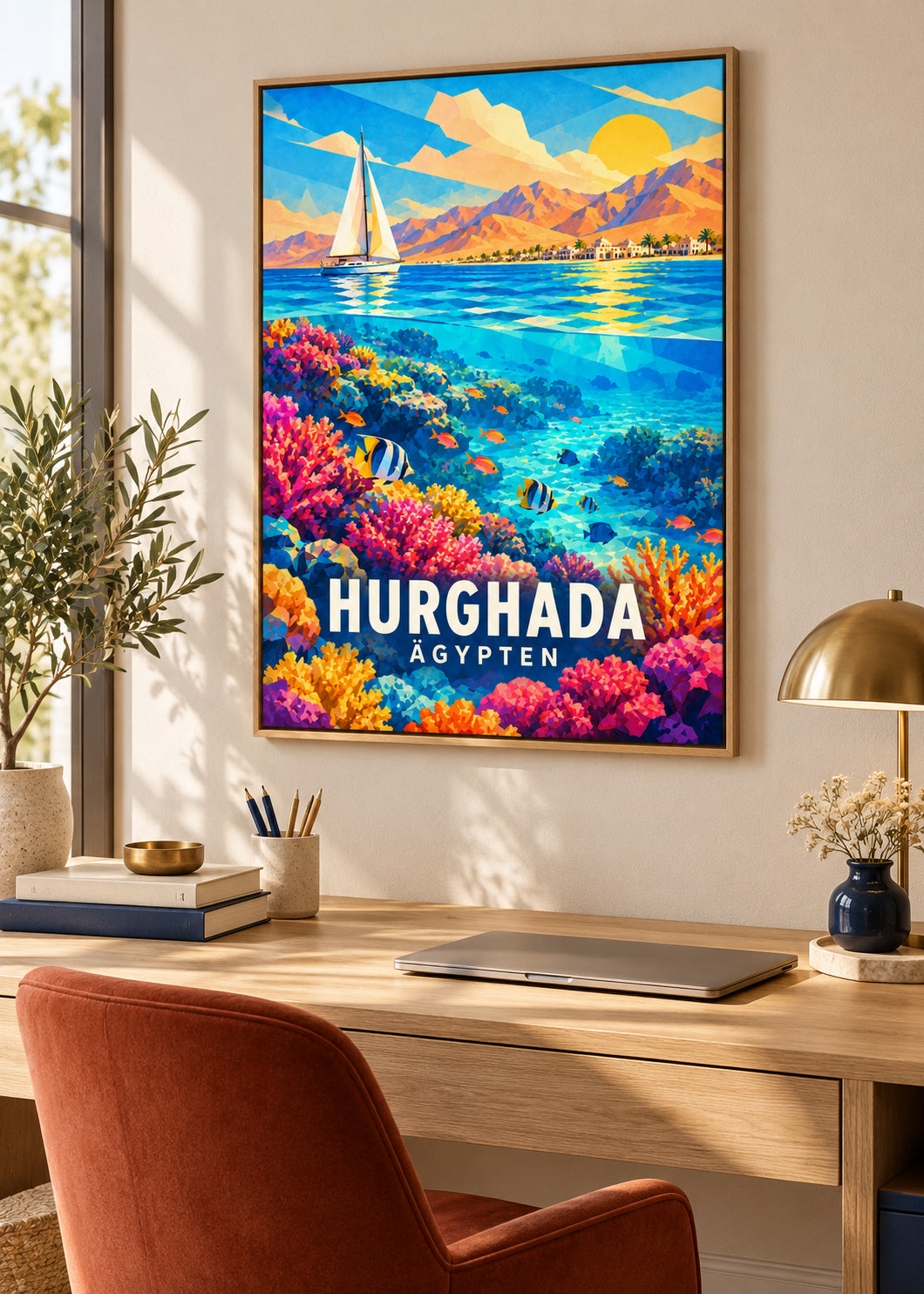 Hurghada – Ägypten – mockup-naturholz