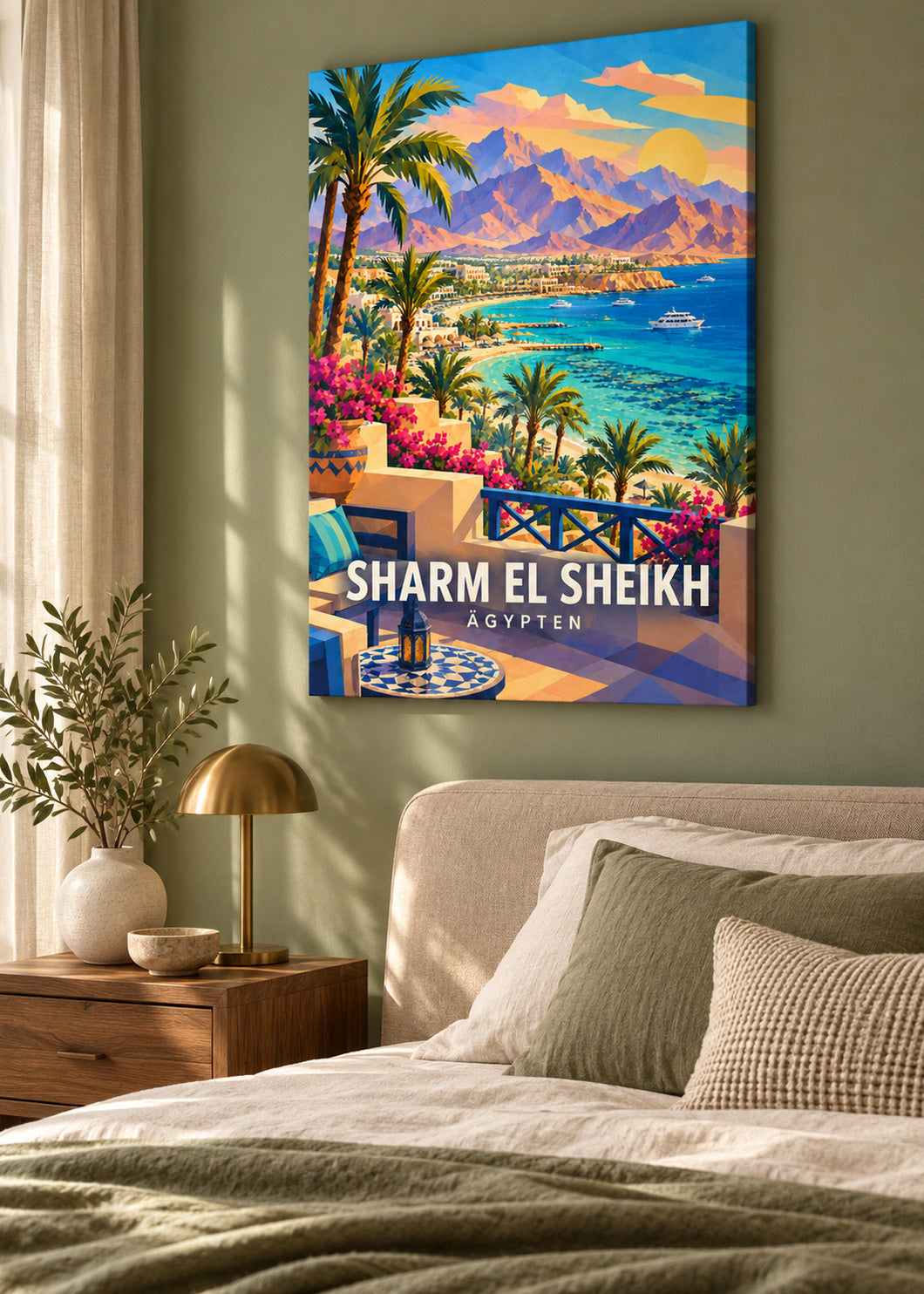 Sharm El Sheikh – Ägypten – mockup-leinwand