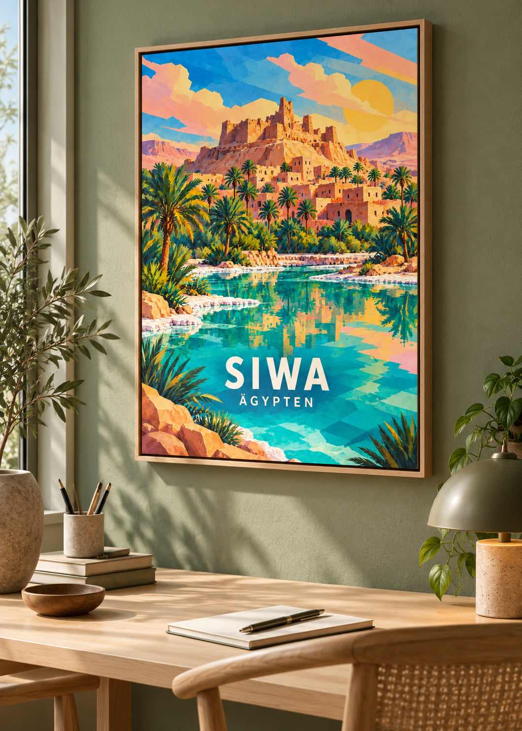 Siwa – Ägypten – mockup-naturholz