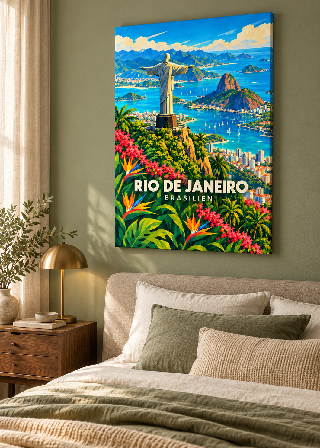 Rio de Janeiro – Brasilien – Leinwand ohne Rahmen