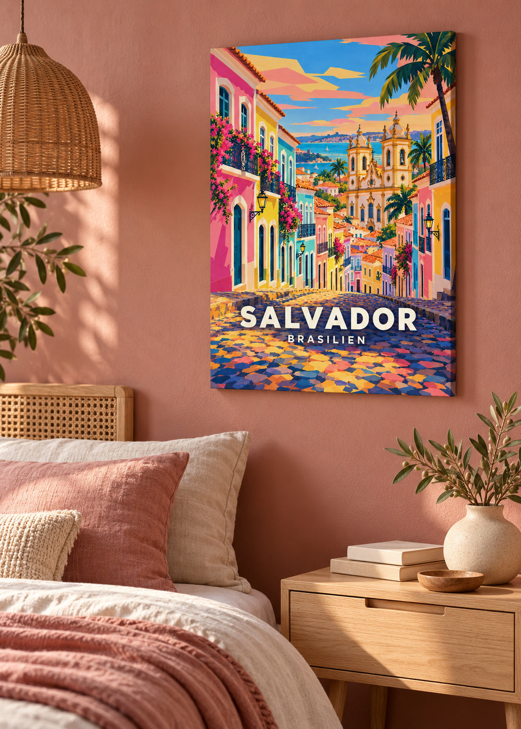 Salvador – Brasilien – mockup-leinwand