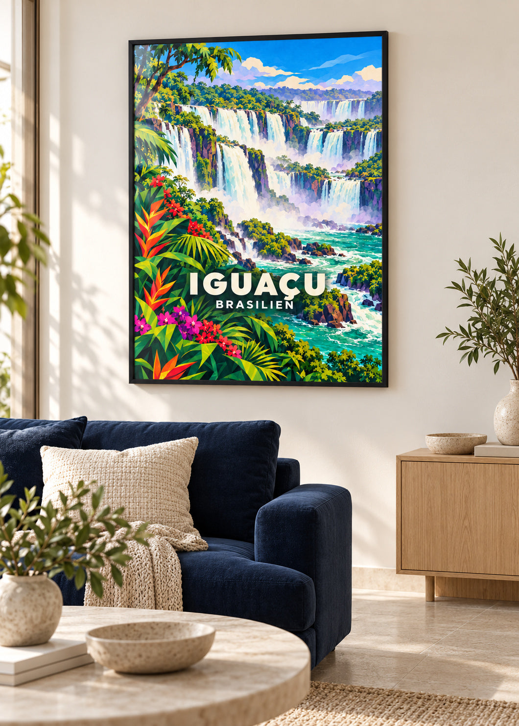 Iguaçu – Brasilien – mockup-schwarz