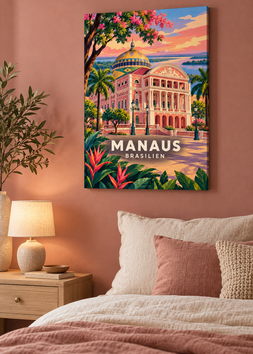 Manaus – Brasilien – mockup-leinwand