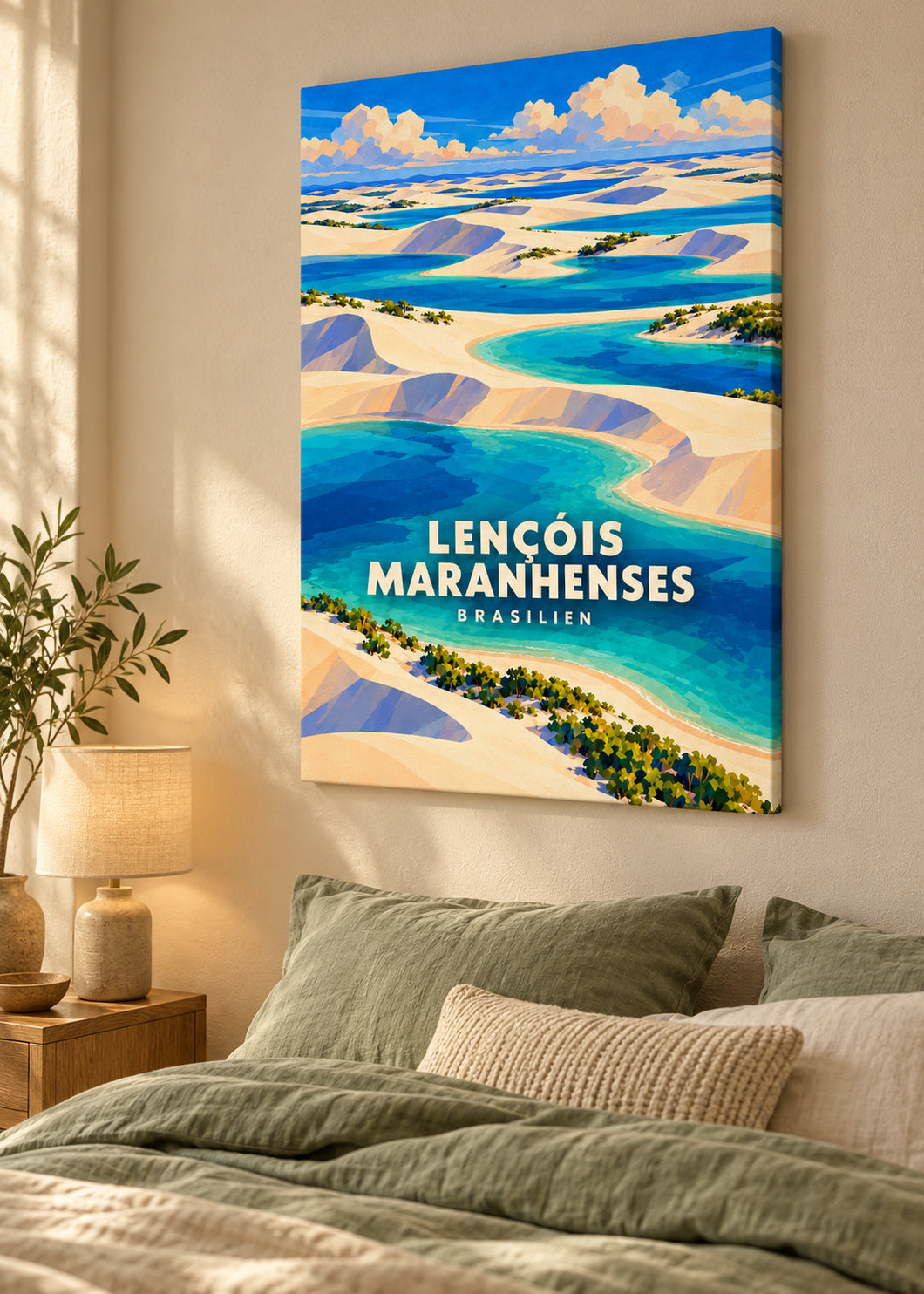 Lençóis Maranhenses – Brasilien – Leinwand ohne Rahmen